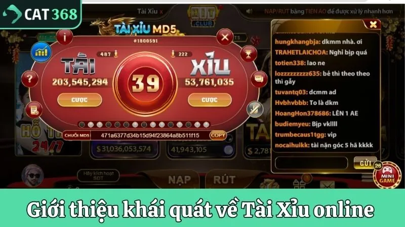 Giới thiệu khái quát nhất về Tài Xỉu online 